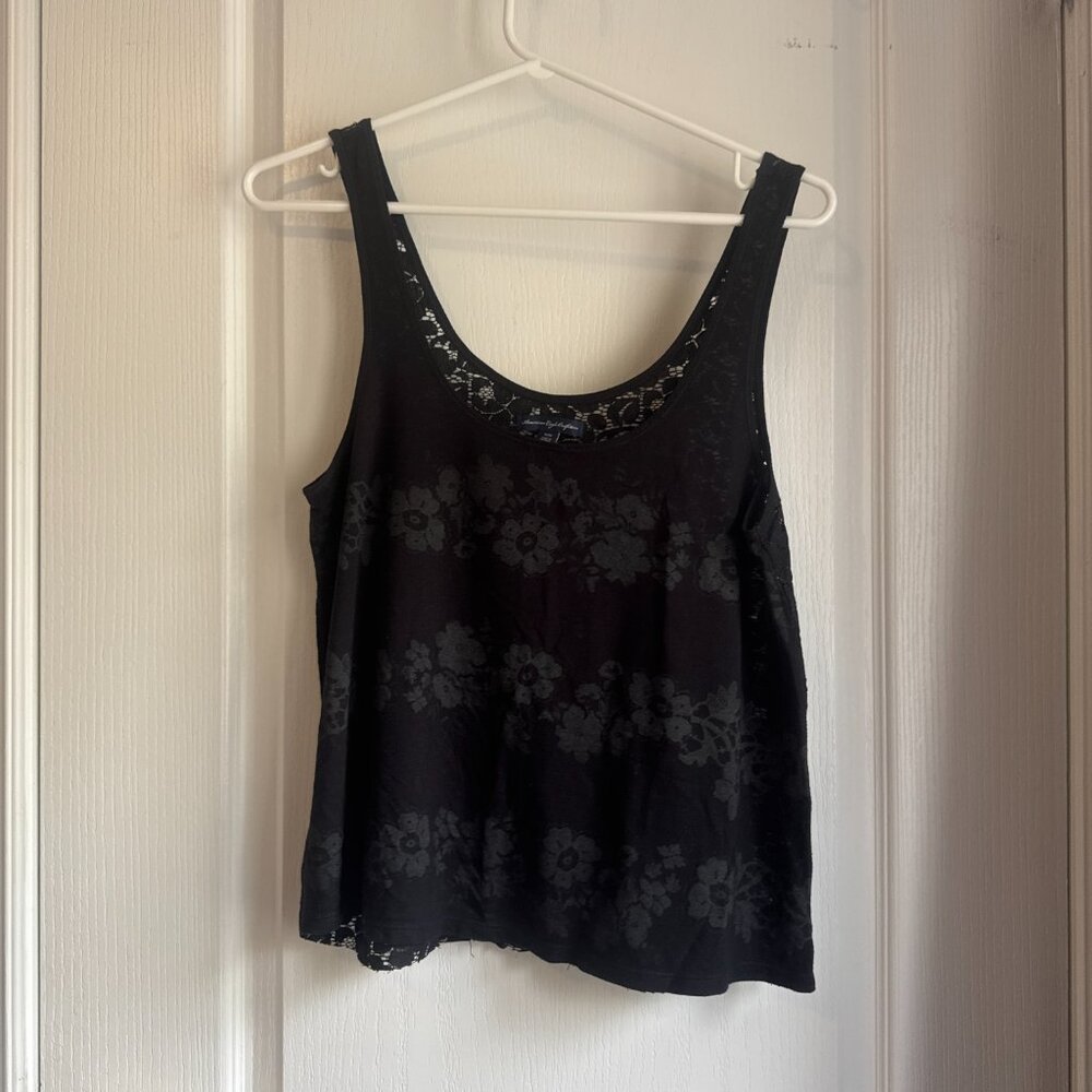 American Eagle lace back tank top
